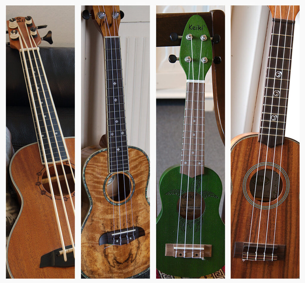 Ukulele. Ukuleleliv - Min samling